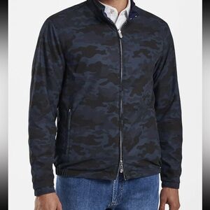 Peter Millar Reversible Camo Bomber Jacket